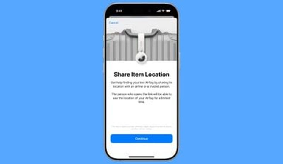 AirTag Luggage Tracking